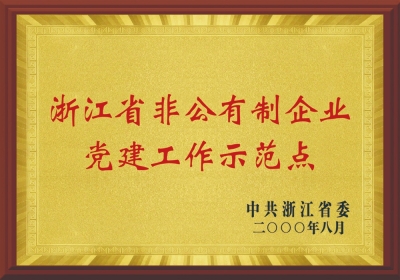 浙江省非公有制企业党建事情示范点